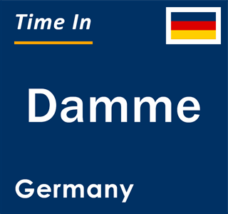Current local time in Damme, Germany