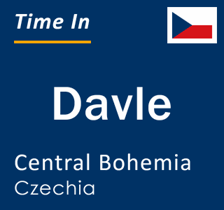 Current local time in Davle, Central Bohemia, Czechia
