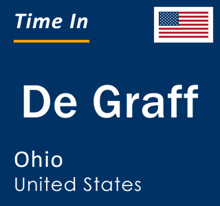 Current local time in De Graff, Ohio, United States