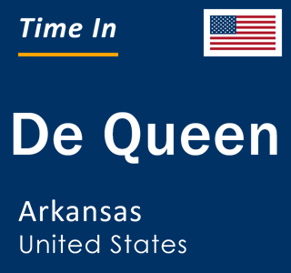 Current local time in De Queen, Arkansas, United States