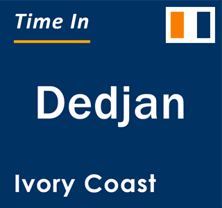 Current local time in Dedjan, Ivory Coast