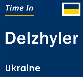 Current local time in Delzhyler, Ukraine