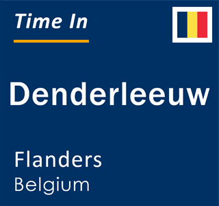 Current local time in Denderleeuw, Flanders, Belgium