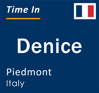 Current local time in Denice, Piedmont, Italy