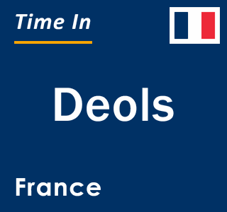 Current local time in Deols, France