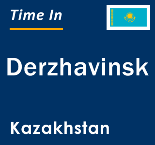 Current local time in Derzhavinsk, Kazakhstan
