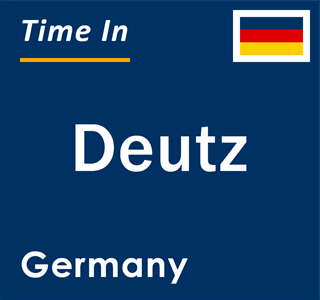 Current local time in Deutz, Germany