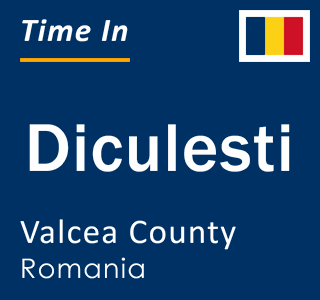 Current local time in Diculesti, Valcea County, Romania