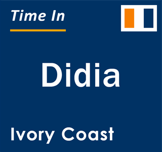 Current local time in Didia, Ivory Coast