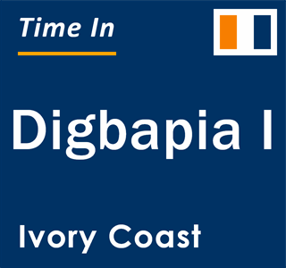 Current local time in Digbapia I, Ivory Coast