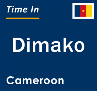 Current local time in Dimako, Cameroon