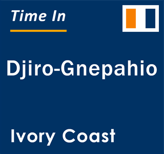 Current local time in Djiro-Gnepahio, Ivory Coast