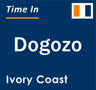 Current local time in Dogozo, Ivory Coast