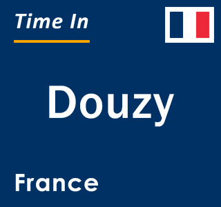 Current local time in Douzy, France