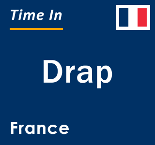 Current local time in Drap, France