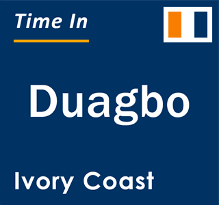 Current local time in Duagbo, Ivory Coast