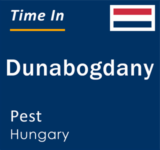 Current local time in Dunabogdany, Pest, Hungary