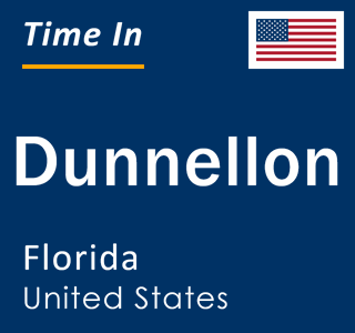 Current local time in Dunnellon, Florida, United States
