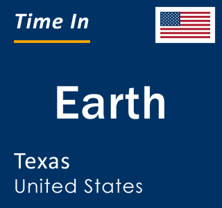 Current local time in Earth, Texas, United States