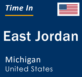Current local time in East Jordan, Michigan, United States