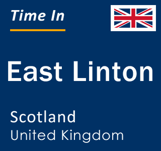 Current local time in East Linton, Scotland, United Kingdom