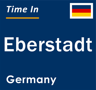 Current local time in Eberstadt, Germany