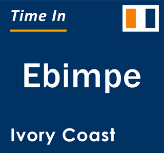 Current local time in Ebimpe, Ivory Coast