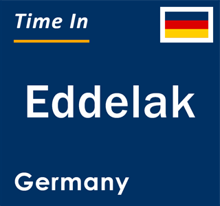 Current local time in Eddelak, Germany