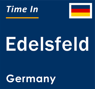 Current local time in Edelsfeld, Germany