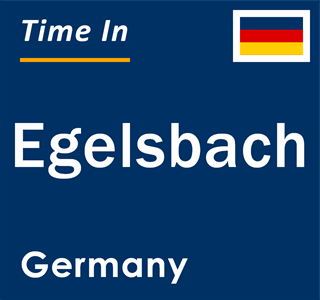 Current local time in Egelsbach, Germany