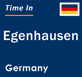 Current local time in Egenhausen, Germany