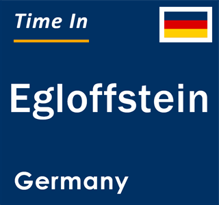 Current local time in Egloffstein, Germany