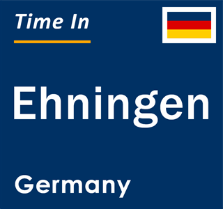 Current local time in Ehningen, Germany