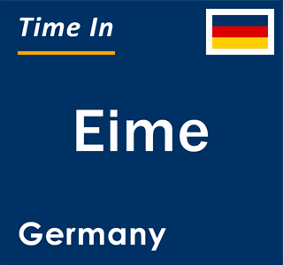 Current local time in Eime, Germany