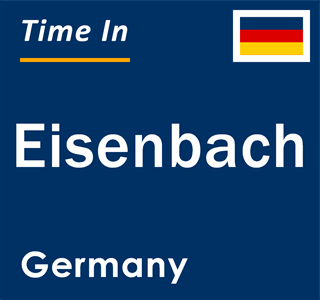 Current local time in Eisenbach, Germany