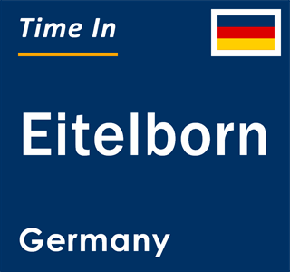 Current local time in Eitelborn, Germany