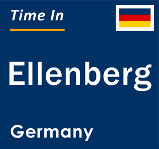 Current local time in Ellenberg, Germany
