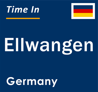 Current local time in Ellwangen, Germany