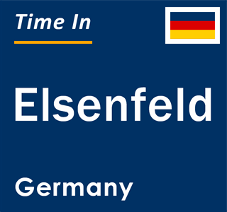 Current local time in Elsenfeld, Germany
