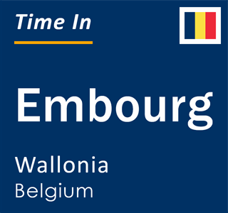 Current local time in Embourg, Wallonia, Belgium