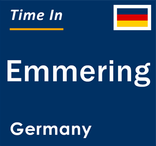Current local time in Emmering, Germany