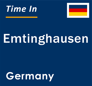 Current local time in Emtinghausen, Germany