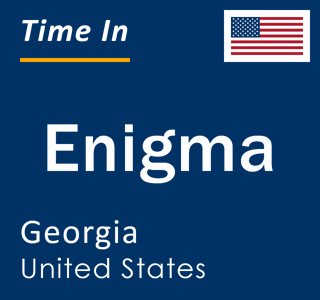 Current local time in Enigma, Georgia, United States