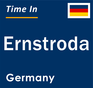 Current local time in Ernstroda, Germany