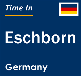 Current local time in Eschborn, Germany