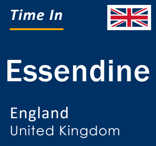Current local time in Essendine, England, United Kingdom