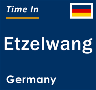 Current local time in Etzelwang, Germany