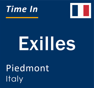 Current local time in Exilles, Piedmont, Italy
