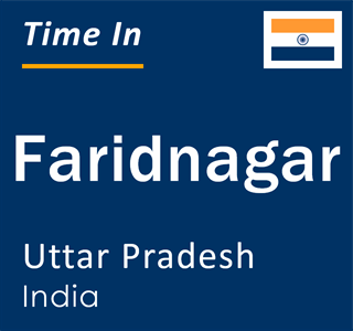 Current local time in Faridnagar, Uttar Pradesh, India