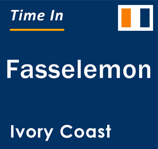 Current local time in Fasselemon, Ivory Coast